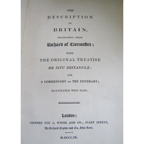 267 - Richard of Cirencester (translator) - The Description of Britain, with original treatise, with maps,... 