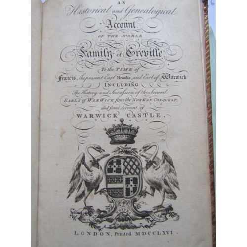 268 - Joseph Edmundson - Historical and Genealogical Account of the Noble Family of Grevilles (and some ac... 