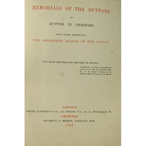 271 - Baron Sherborne - Memories of the Dutton Family of Sherborne, Gloucestershire, private printing 1899... 