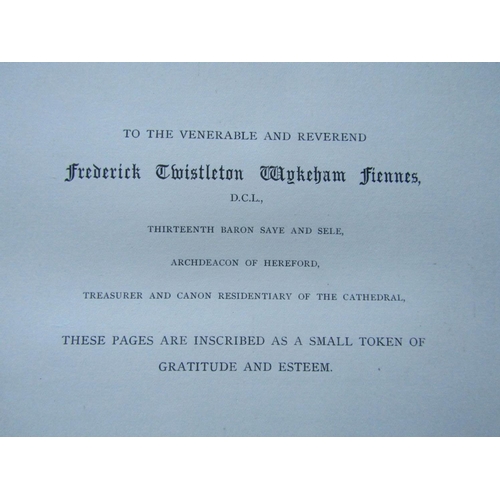 285 - Rev Francis T. Havergal - Fasti Herefordenses and other Antiquarian Memorials of Hereford, illustrat... 