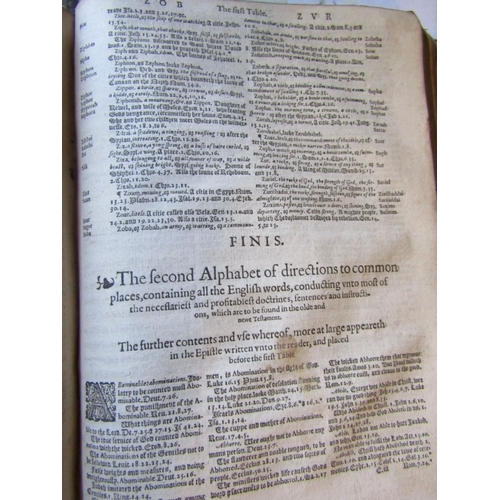 286 - 16th Century Holy Bible - Printed in London, Christopher Barker, 1599