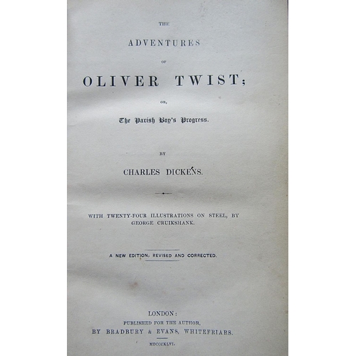 293 - Charles Dickens - Oliver Twist, 1846 (first edition in one volume)