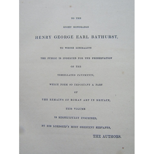 303 - Rev William Hiley Bathurst - Roman Antiquities at Lydney Park, Gloucestershire, green cloth binding,... 