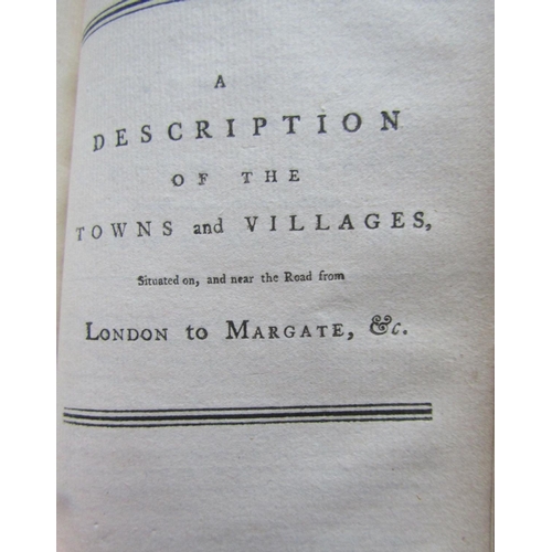 319 - The History and Antiquities of Rochester and its Environs with maps and illustrations, leather bound... 