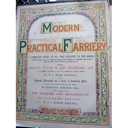 322 - W J Miles - Modern Practical Farriery c.1875-80, illustrated