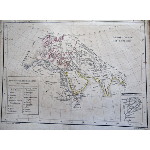 331 - A 19th century hand coloured atlas, drawn and engraved by H.R. Hewitt, 10 hand coloured plated, 1833... 