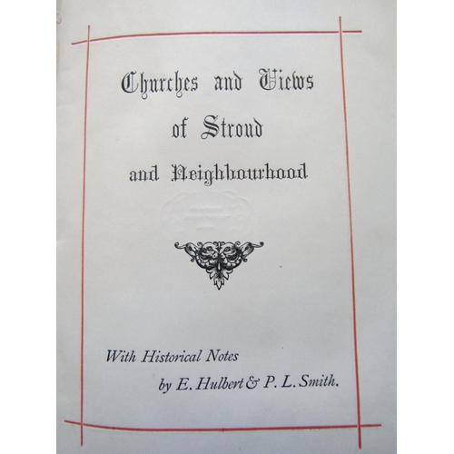 332 - Twenty lithographic views of ecclesiastical edifices in the borough of Stroud, 1838, together with c... 