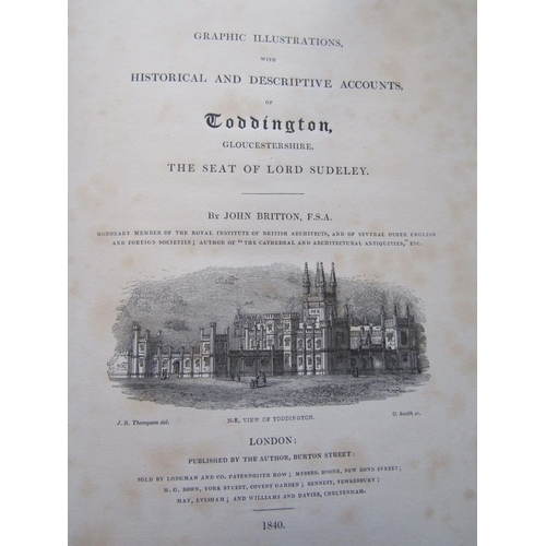 337 - James Britton - Toddington, illustrations, historical and descriptive accounts, The Seat of Lord Sud... 