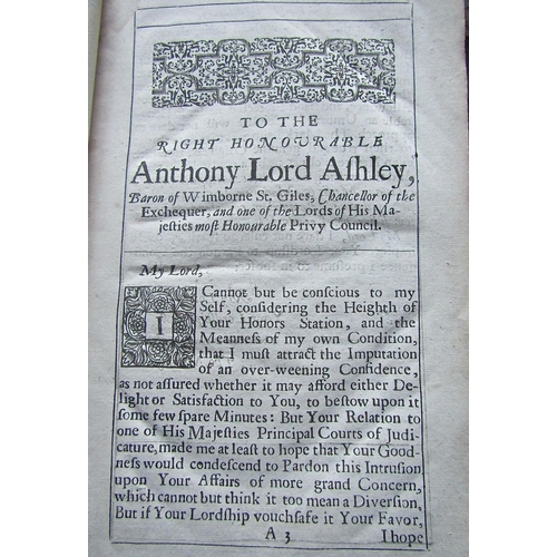 339 - Giles Jacob - A New Law Dictionary, leather bound 1729;  Thomas Manley - The Interpreter, obscure wo... 