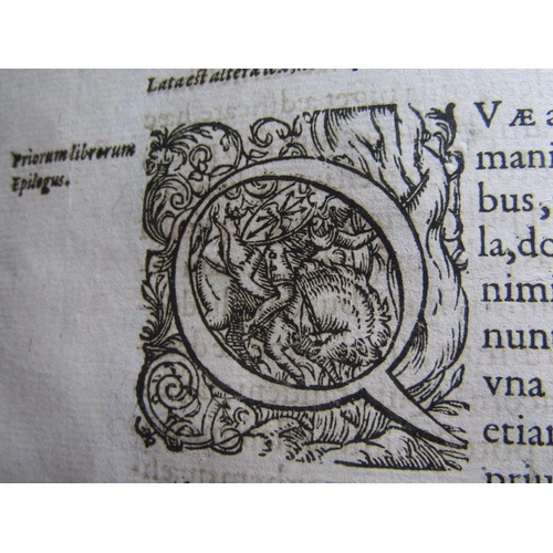 346 - Titus Livii - Romanae Hitoriae Princpis - leather bound, wood block illustrations, 1588