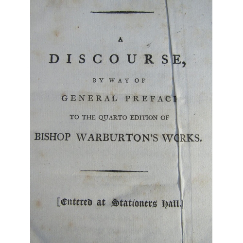 349 - Rev William Warburton - The Works of the Right Rev William Warburton - Lord Bishop of Gloucester, se... 