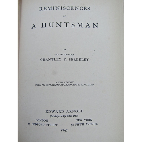 357 - Hon Grantley F. Berkeley - My Life and Recollections, four volumes, 1865; Hon Grantley F. Berkeley -... 