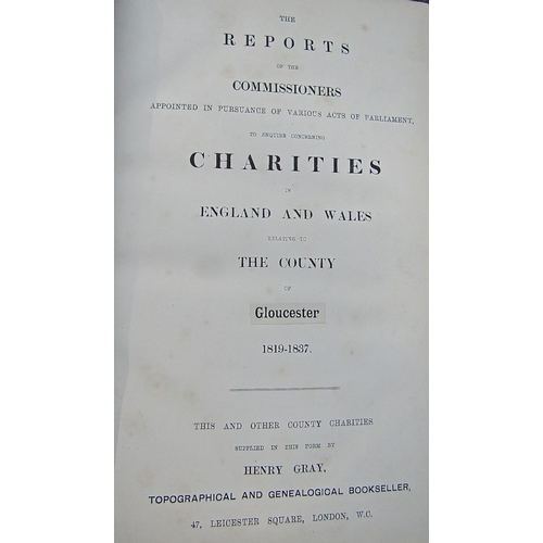 363 - CA Witchell and WE Strugnell - The Fauna and Flora of Gloucestershire 1892; bibliotheca Gloucestrens... 