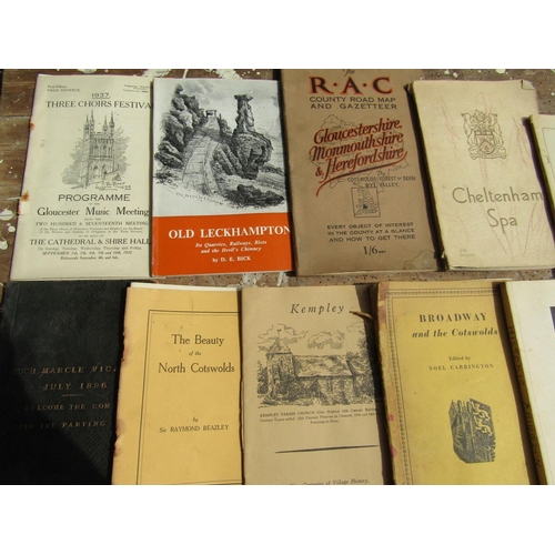 381 - Cotswold and Greater district pamphlets - churches, event, towns and villages, obscure and historica... 