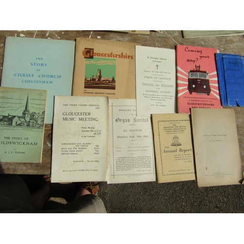 381 - Cotswold and Greater district pamphlets - churches, event, towns and villages, obscure and historica... 