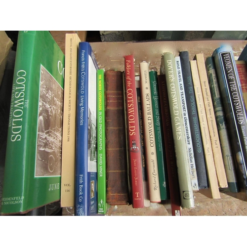 382 - Cotswold and Gloucestershire in general, mainly historical, 40 volumes