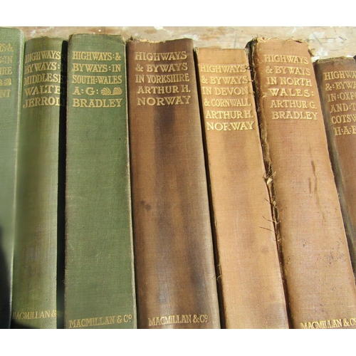 402 - Highways and Byways series, standard and pocket editions, 32 volumes