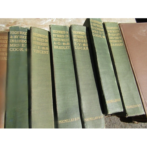 402 - Highways and Byways series, standard and pocket editions, 32 volumes