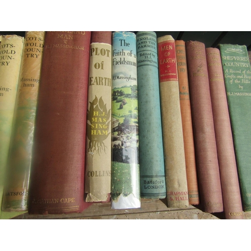 408 - Harold John Massingham - 54 volumes, all rural and district matters