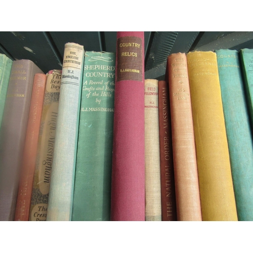 408 - Harold John Massingham - 54 volumes, all rural and district matters