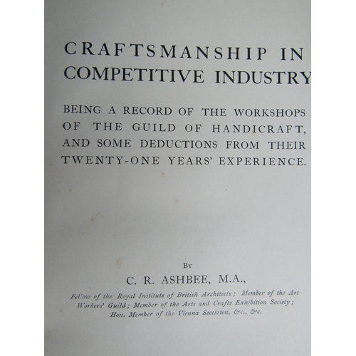 412 - Cotswold Arts and Crafts - The Furniture and Joinery of Peter Waals, Alcuin Press, 1930; CR Ashbee -... 