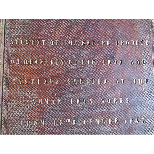 425 - A series of sales, rent, cash and other ledgers and documents relating to the Amman Iron Works near ... 