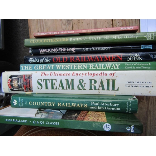 462 - Small collection of steam railway related books