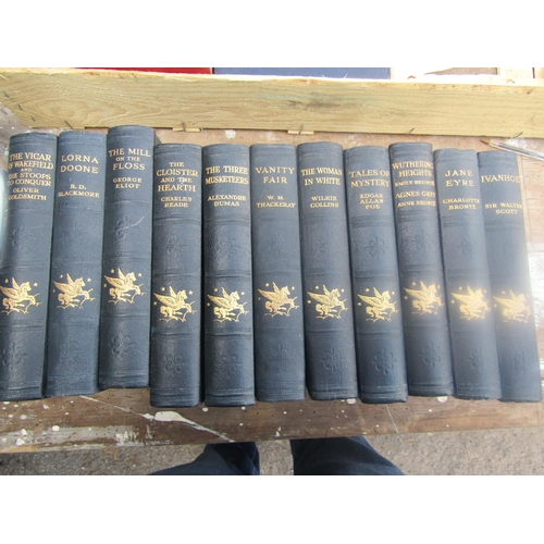 473 - Collected works - John Buchan, 19 volumes, H G Wells, George Burrow, Bronte, etc, 38 volumes