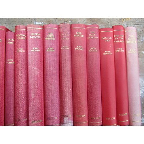 473 - Collected works - John Buchan, 19 volumes, H G Wells, George Burrow, Bronte, etc, 38 volumes