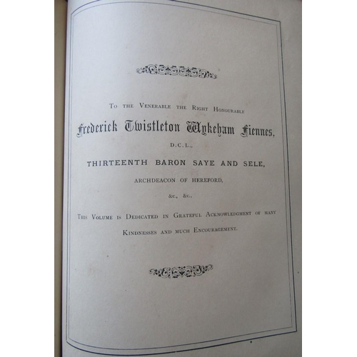 305 - Rev Charles J Robinson - A History of the Castles of Herefordshire and their Lords, illustrated, clo... 