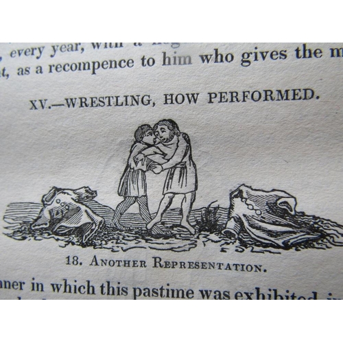 307 - Joseph Strutt - The Sports and Pastimes of the People of England, 140 engravings cloth bound, 1845