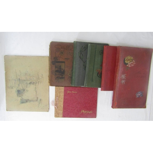 2353 - Four albums containing a large quantity of mixed topographical postcards both colour and black and w... 