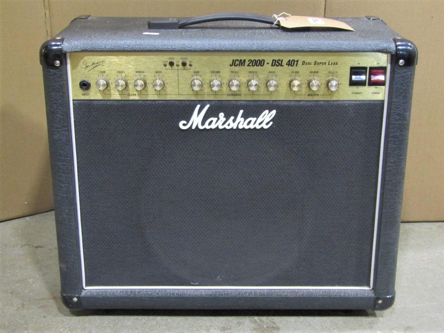 A Marshall guitar amp JCM2000-DSL401 (at fault)