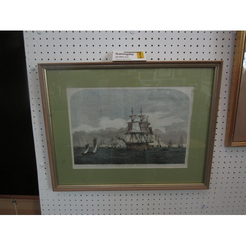 2233 - A collection of decorative pictures and prints including an early 19th century watercolour of two gi... 