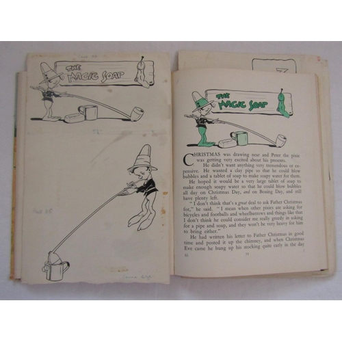 2319 - George E Studdy (British 1878-1948) - The 1951 Bonzo Annual with six original pen and ink illustrati... 