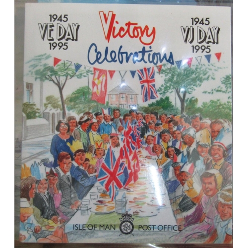 2337 - A box containing a quantity of Isle of Man stamps collector  year packs, Harry Potter limited editio... 