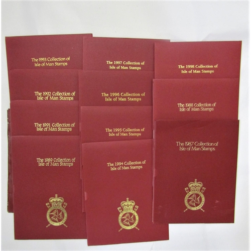 2337 - A box containing a quantity of Isle of Man stamps collector  year packs, Harry Potter limited editio... 