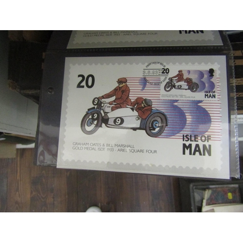 2337 - A box containing a quantity of Isle of Man stamps collector  year packs, Harry Potter limited editio... 