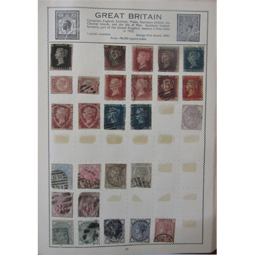 2340 - Two albums (one boxed) containing a quantity of British & worldwide stamps dating from Queen Victori... 