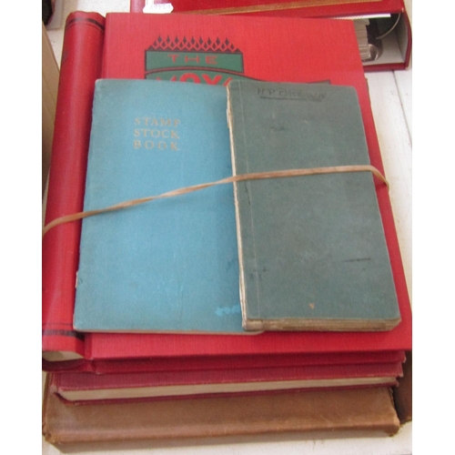 2340 - Two albums (one boxed) containing a quantity of British & worldwide stamps dating from Queen Victori... 
