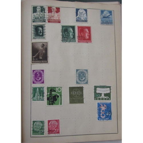 2343 - Three albums containing a collection of British and Worldwide stamps dating from the early 20th cent... 