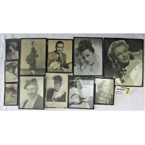 2346 - A box containing a large quantity of black and white pictures of various film and stage stars includ... 