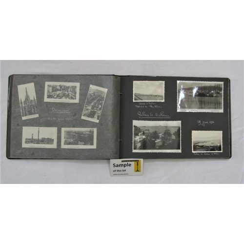 2348 - Four albums containing a collection of well presented topographical postcards and photographs, some ... 