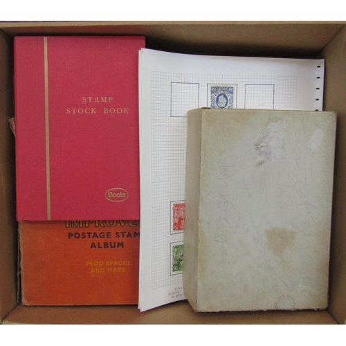 2350 - Two boxes of GB and Worldwide stamps in albums, stockbooks, boxes, etc