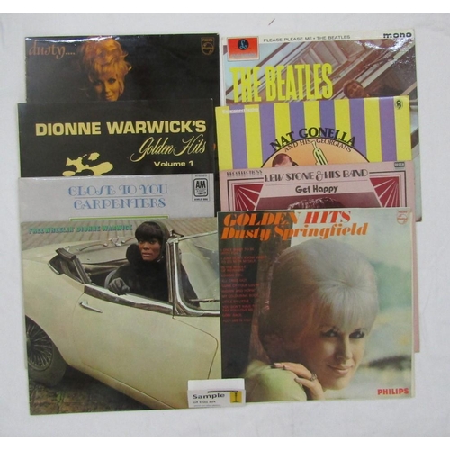 2354 - A collection of vinyl LP's artists include Dusty Springfield, The Beatles, Lew Stone & His Band, etc... 