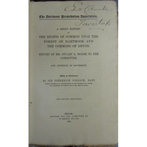 502 - The Dartmoor Preservation Association - A short History of The Rights of Common Upon the Forest of D... 