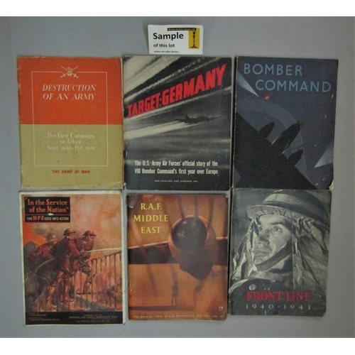 504 - A quantity of books about military aircraft, many WW2 related together with a quantity of war epheme... 