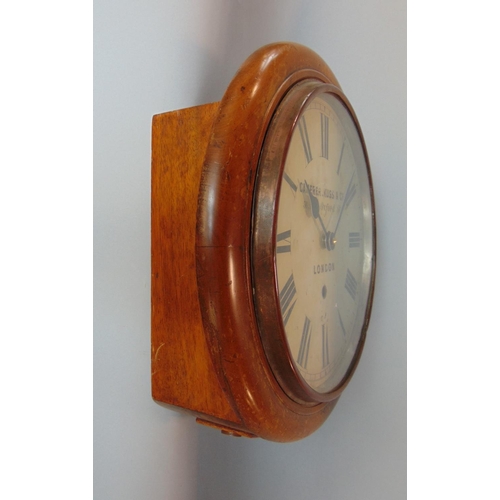 1201 - Antique style quartz driven wall clock, the dial signed Camerer. Kuss & Co, New Oxford Street, Londo... 