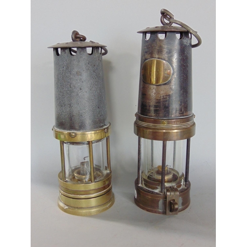 1399 - Patterson Lamps Ltd, miners lamp, together with a further miners lamp (2)