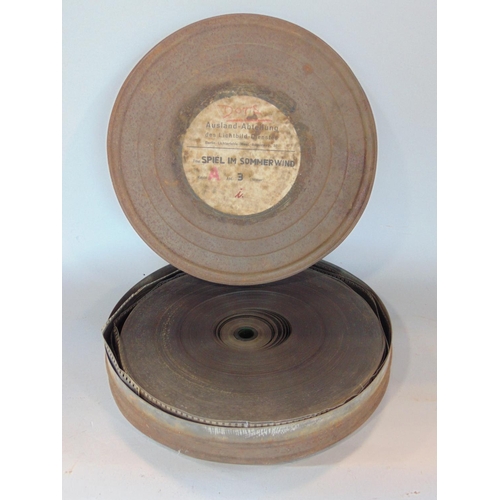 1443 - 1937 film reel for a German film 'Spiel Im Sommerwind'